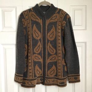 Pendleton Wool Blend Cardigan Knit Petite M
